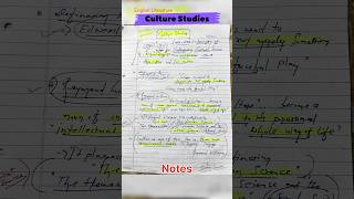 Culture Studies English Literature Ugc Net