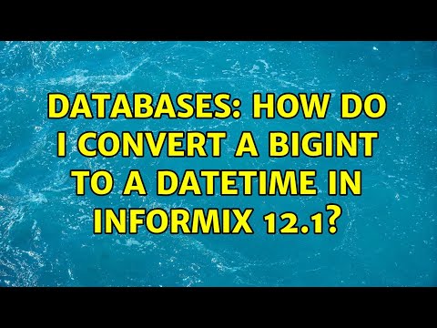 Databases: How do