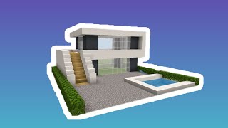 Minecraft:How To Build a Begginer Modern House