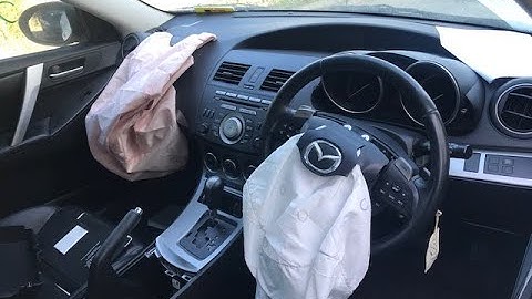 MAZDA 3 BL AIR BAG / DASH BOARD REMOVAL