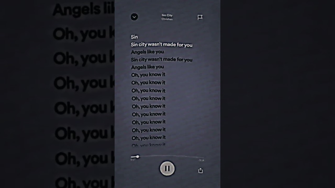 Watch Sin City /Chrishan/ #music #perfect #lyric #sing on YouTube Watch Sin City /Chrishan/ #music #perfect #lyric #sing on YouTube