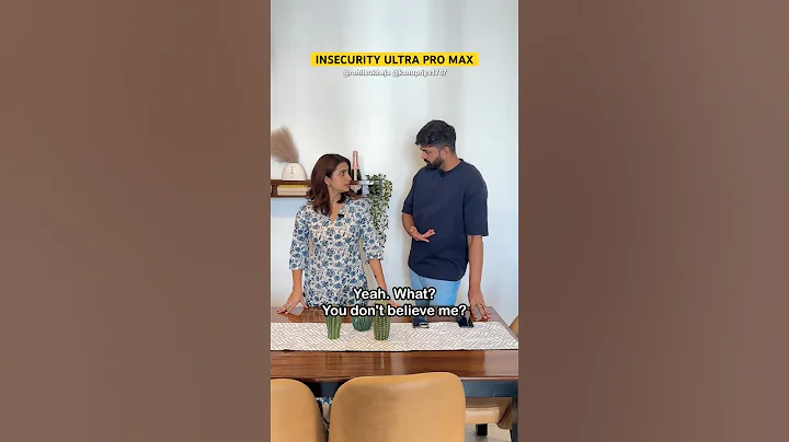 Insecurity ULTRA PRO MAX! #Funny #comedy #couple #explore #shorts #marriage