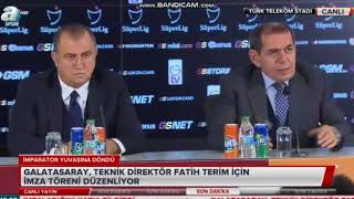 İmparator Fatih Terim İmza Töreni Part 1