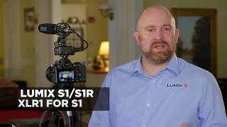 Panasonic LUMIX S Series Camera Tutorial : XLR Microphone Adaptor (DMW-XLR1) for S1