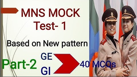 MNS CBT Mock Test 1!! Part -2 // Based on new pattern!! #mnscbt2022 @priyayadavMNS