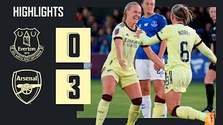 HIGHLIGHTS | Everton vs Arsenal (0-3) | Premier League | Foord, Mead, Nobbs