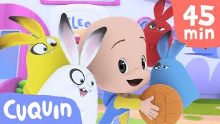 The great bunny race and more Cuquin adventures | videos & cartoons for babies