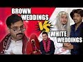 White vs brown weddings