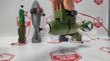 3D printed drone drop mechanism from WildBees Poland