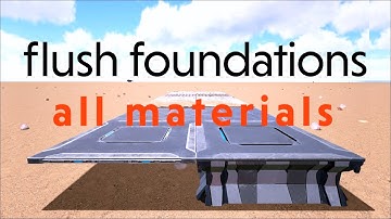 flush foundation generators for all materials | Ark: Survival Evolved 133