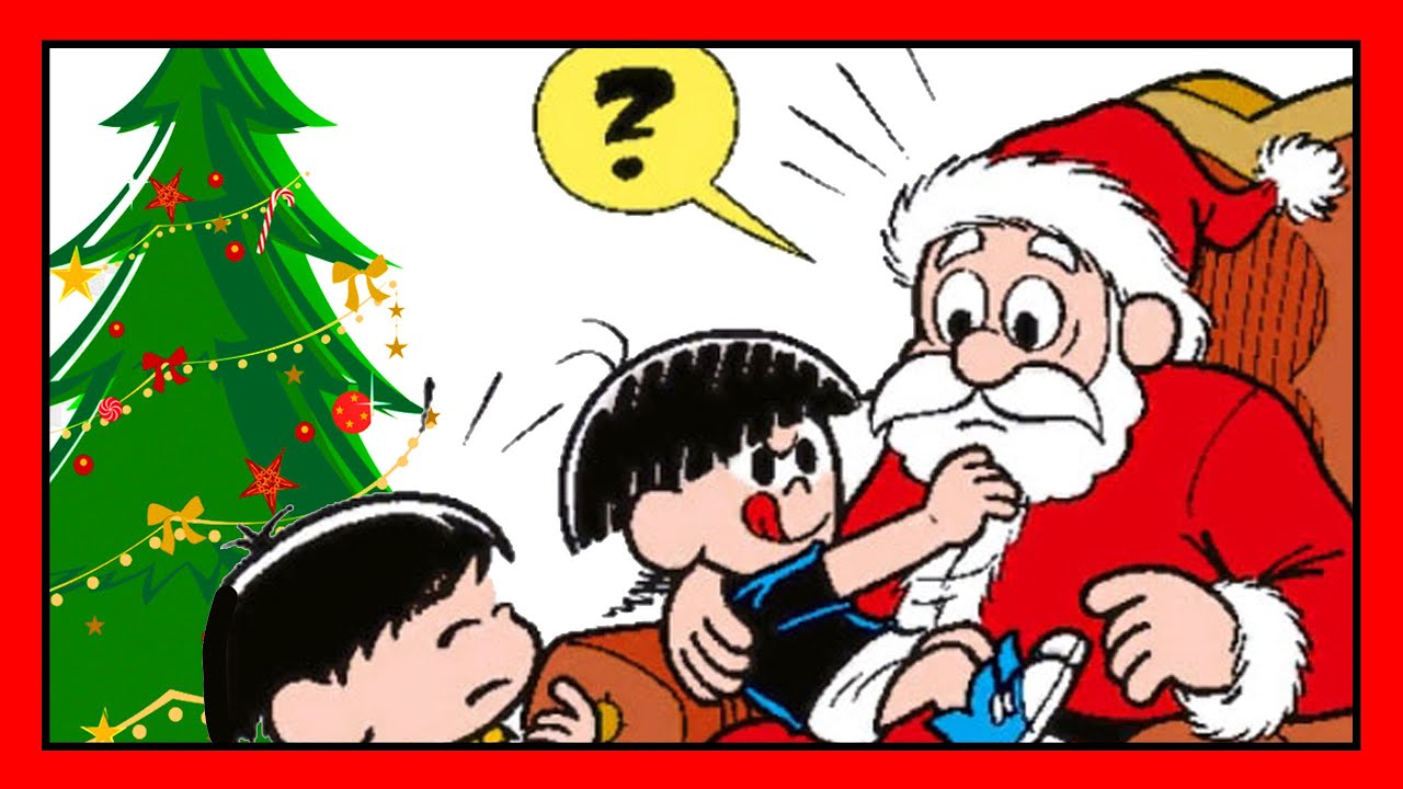 DO CONTRA E NIMBUS EM EU NÃO ACREDITO EM PAPAI NOEL  -  Turma da Mônica Gibi Narrados