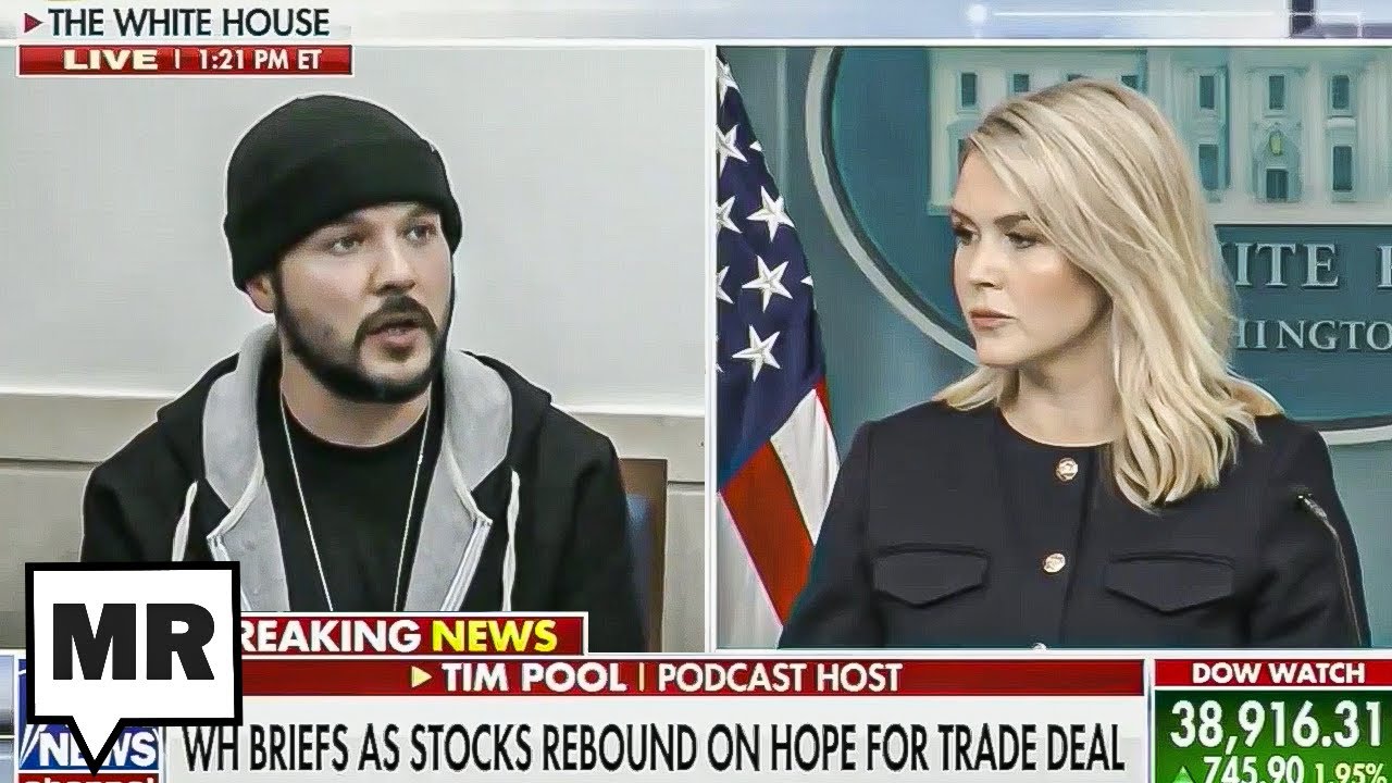 Tim Pool Asks Dumbest WH Press Question Of All Time YouTube