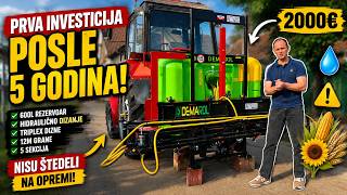 PRVA INVESTICIJA POSLE 5 GODINA! Demarol Shogun 600L prskalica