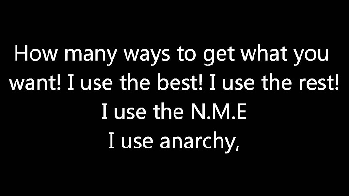 Anarchy in the U.K. Lyric Video version - Lyric Video performance video thumbnail