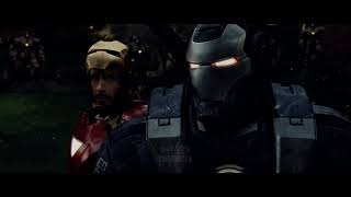 [Pure Action Cut] Iron Man(Mark Vi) & War Machine Vs Hammer Drones & Whiplash | Iron Man 2 #Marvel