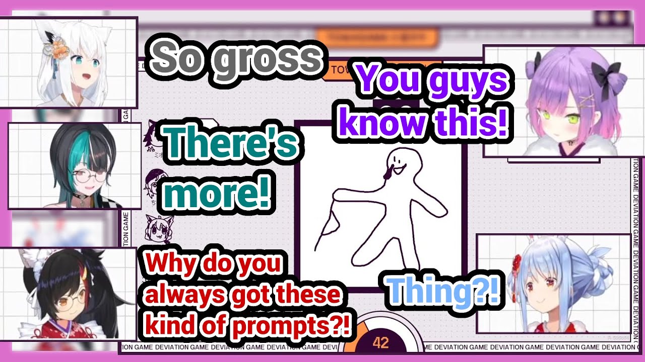 Mio Wonders Why Towa Always Gets These Kinds of Prompts with Fubuki Pekora Chihaya VS AI!!!