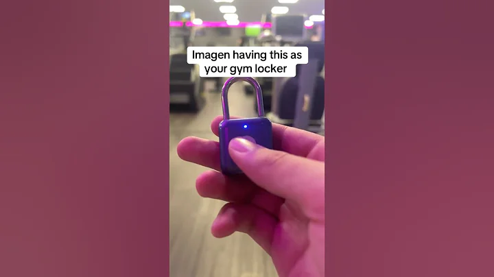 This will change safety for you forever. #lock #padlock #safety #fingerprint