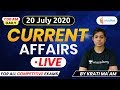 20 July Current Affairs 2020 | Current Affairs by Krati Ma'am | Current Affairs Today