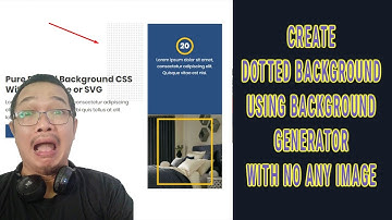 The Easy Way to Create Dotted Background Without Image (ENGLISH VERSION)