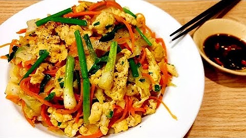 Cách Làm Bắp Cải Xào Trứng 2Trong1 Đầy Dinh Dưỡng Cho Bữa Ăn Gia Đình Đơn Giả Nhất .