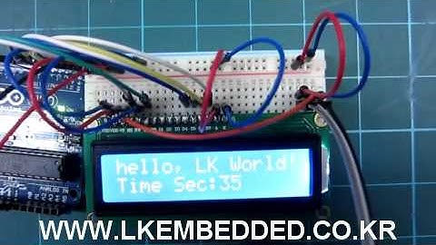 lecture_3 아두이노 우노 R3 - 텍스트LCD, 가변저항 실습