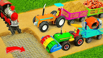 Diy tractor stuck in mud mini science project #50 || @KeepVilla | Tech Creators