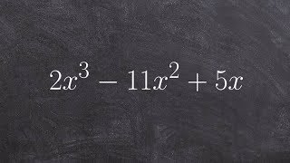 How to factor a trinomial completely over real numbers