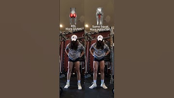 Dumbbell RDL vs Sumo squat know the differences, more glutes versus more adductors
