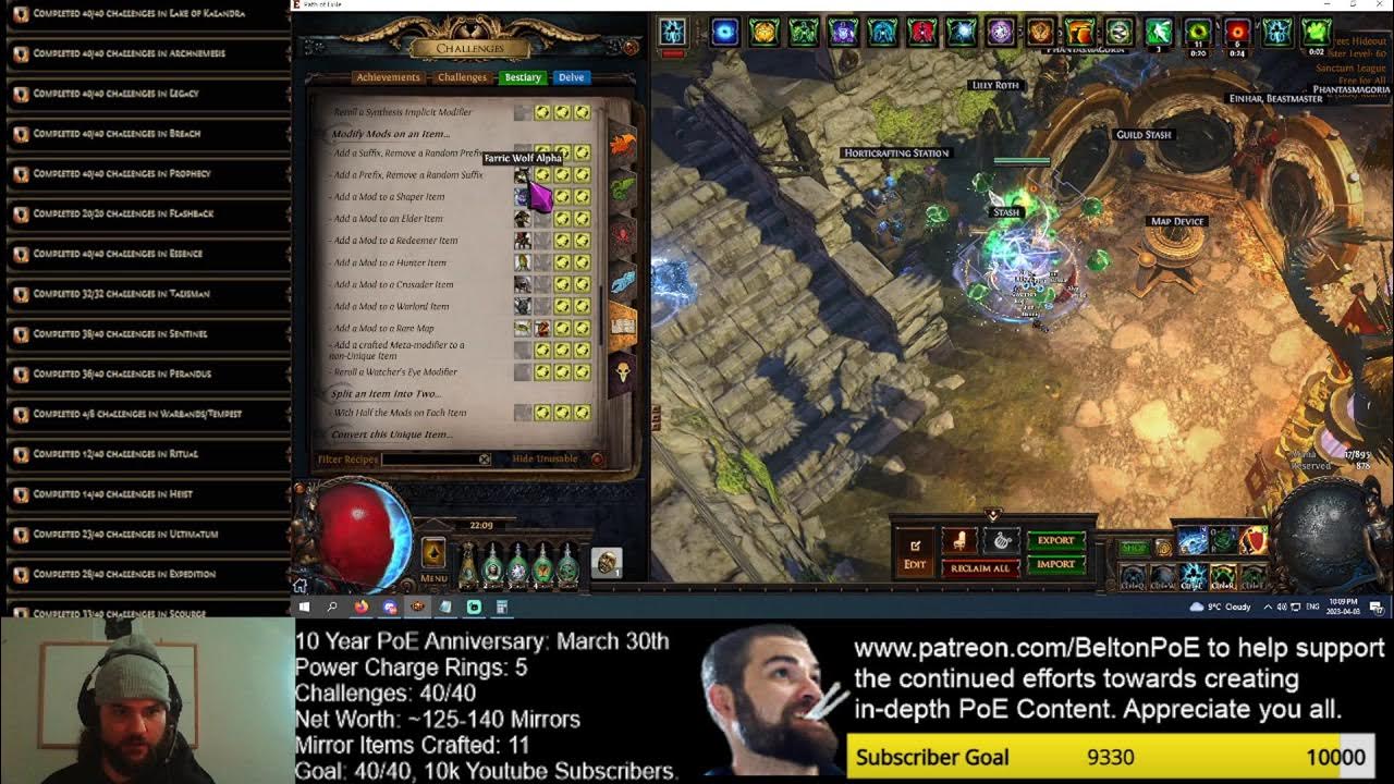 Viewer Groups/Discord Chats while running Einhar Harvest Beasts Memories FREE YouTube