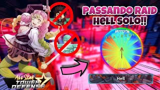 PASSANDO RAID HELL SOLO NO ALL STAR TOWER DEFENSE ROBLOX
