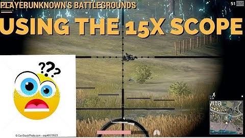 How to use 15x scope in pubg mobile|| found a new glitch||by league ever