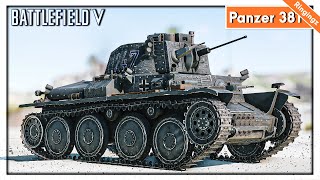 นักล่า ทำลายล้างทหารราบ 20mm - Battlefield V Panzer 38t รีวิว