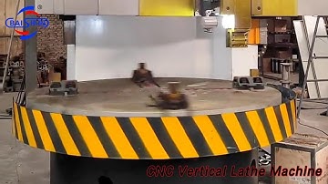 Metal Turning CNC Vertical Lathe Machine VTL High Speed For Mechanical Processing