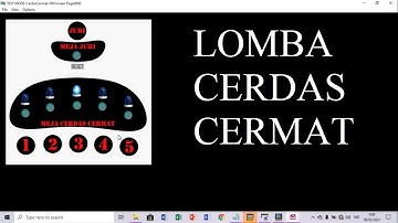 Tutorial program PLC (CX-PROGRAMMER dan CX-DESIGNER) ladder diagram CERDAS CERMAT