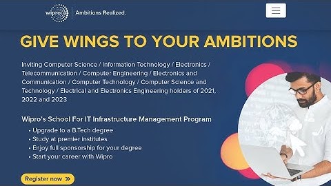 Wipro’s SIM (Diploma) school for IT Infrastructure Management 2023 | Launched // Apply Fast