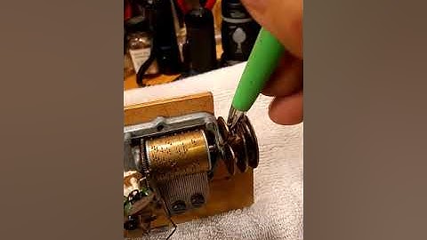 Repairing/adjusting a cuckoo clock music box video 1 of 4 20200808 131116