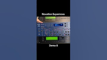 Novation Supernova Demo 8 #asmr #synth #sound-effect #ringtone #noise