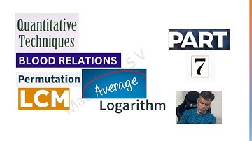 BCA V Sem. NEP – Quant. Techniques – Important Q & A – Part 7 – MadhavanSV