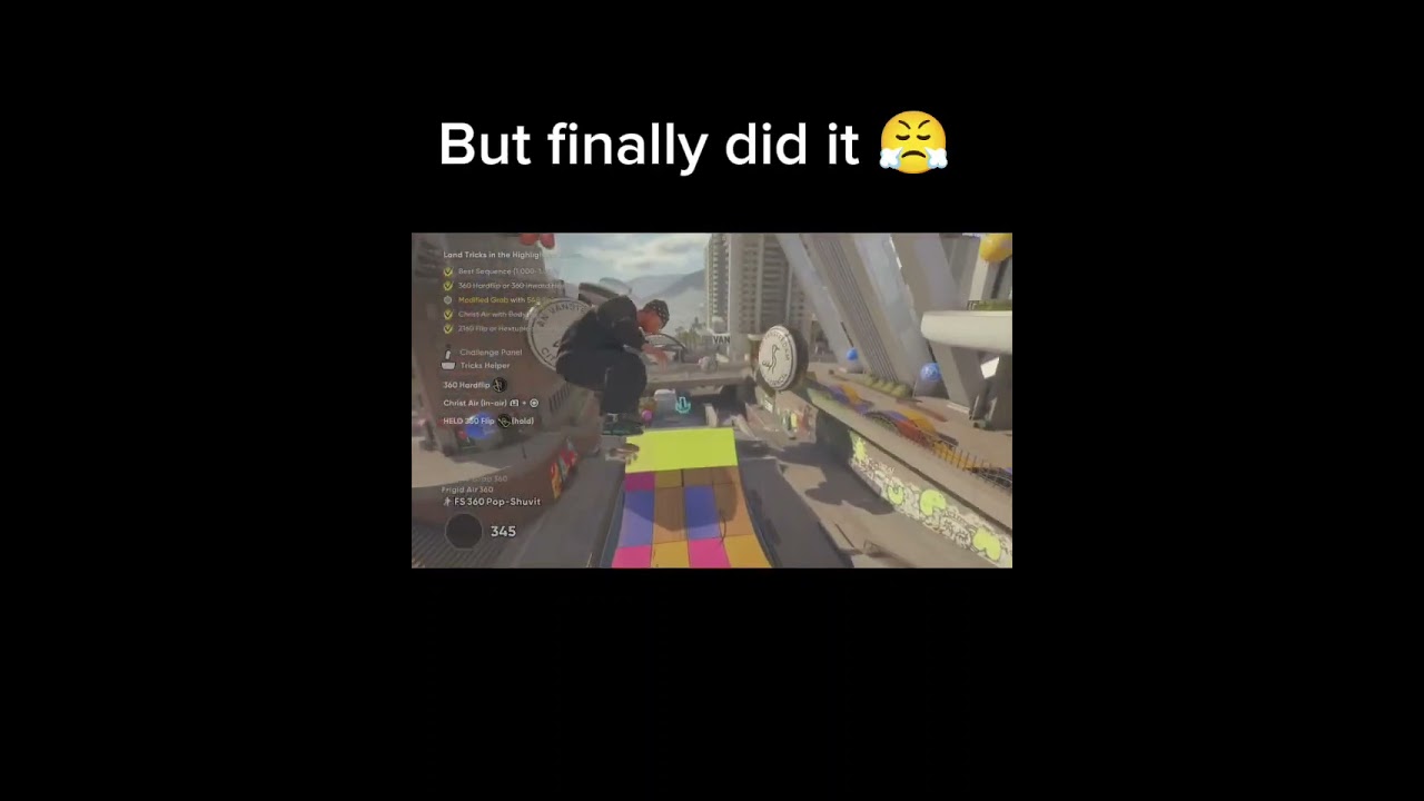 Skate "Hold it,hit it" challenge help, bug issues 