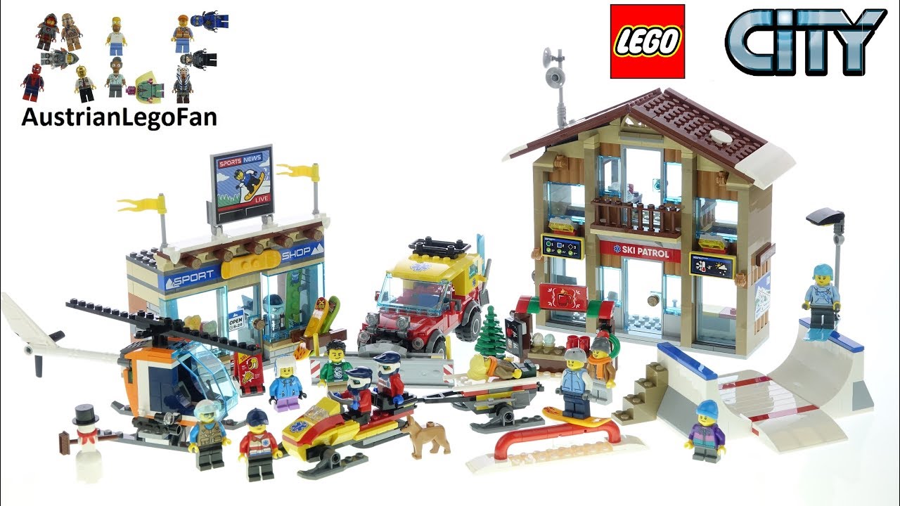 Lego City 60203 Ski Resort - Lego Speed Build Review -