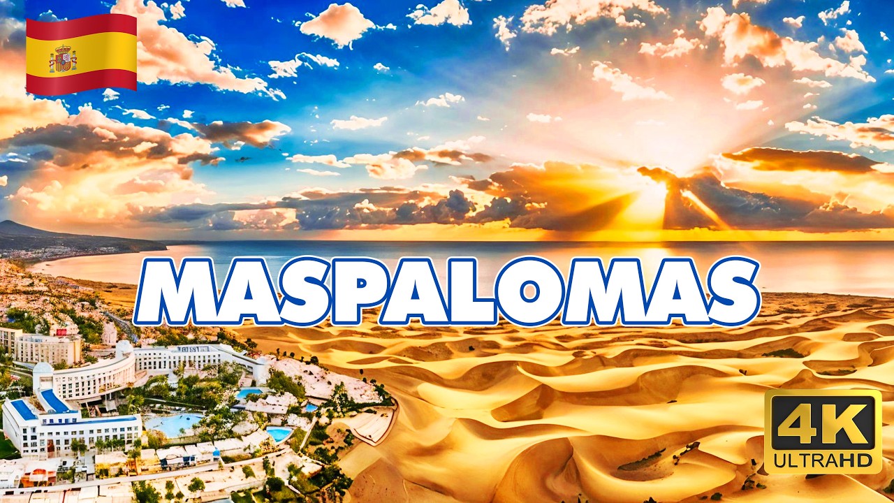 Maspalomas, Gran Canaria: STUNNING Beaches & Dunes! FULL Walking Tour 🇪🇸☀️