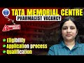 Bihar Pharmacist Alert 🚨 Tata Memorial Centre Vacancy OUT | Qualification & Application Process