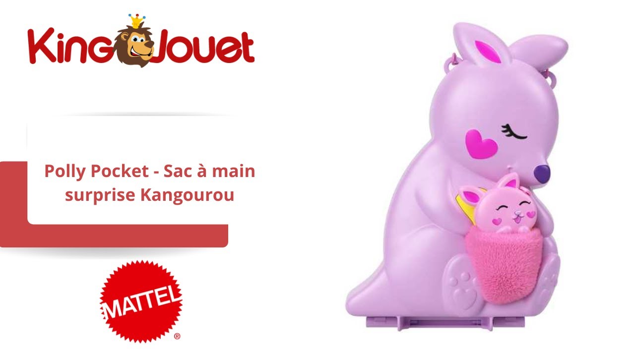 Polly Pocket – Sac Surprises Famille Kangourous – Coffret Mini