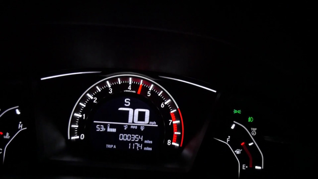 Stock 2017 Honda Civic Hatch Sport Exhaust - YouTube