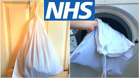 How To Make a NHS SCRUB BAG / WASHBAG / DRAWSTRING BAG to put medical uniform in!