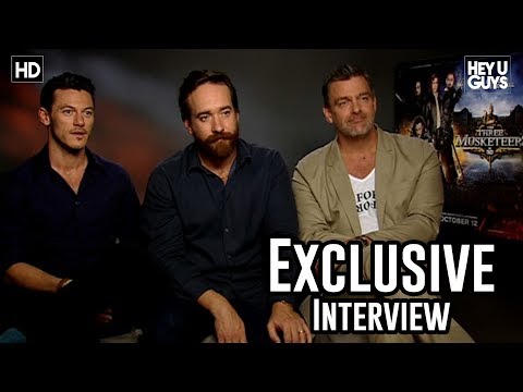 Matthew MacFadyen, Ray Stevenson & Luke Evans - The Three Musketeers Exclusive Interview