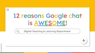 12 Reasons Why Google Chat is Awesome!
