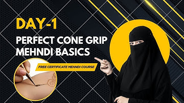 Mehndi Cone Kaise Banaye | Perfect Grip Tips | Day-1 Class