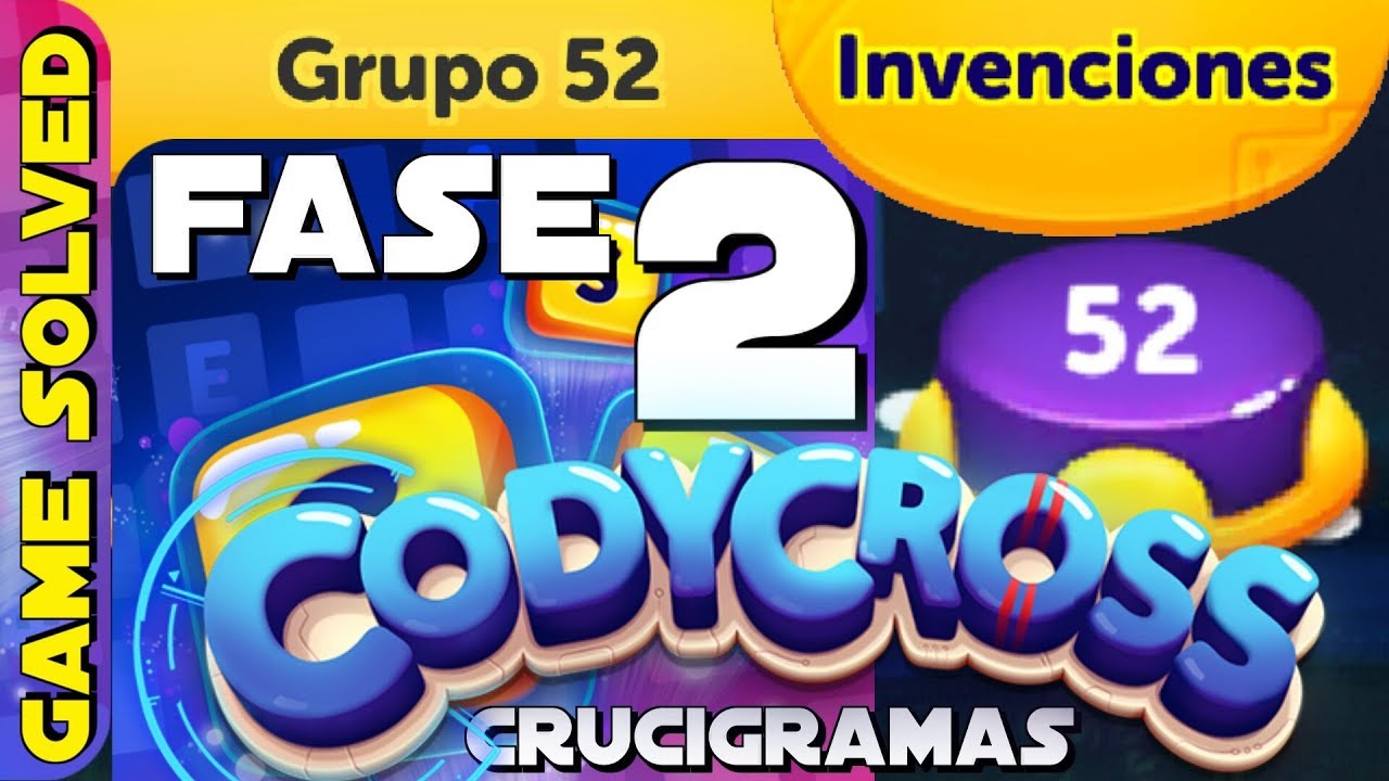 CodyCross - Crucigramas | Invenciones - Grupo 52 - Fase 2/5 - YouTube