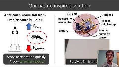 MobiCom 2020 - Short - Airdropping Sensor Networks from Drones and Insects